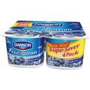Dannon Fruit on the Bottom Blueberry Lowfat Yogurt, 6 oz, 4 count