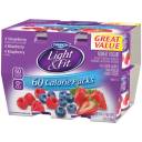 Dannon Light & Fit Assorted Flavors Nonfat Yogurt, 4 oz, 12 count