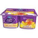 Dannon Light & Fit Peach Nonfat Yogurt, 6 oz, 4 count
