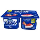 Dannon Oikos Strawberry Greek Nonfat Yogurt, 5.3 oz, 4 count