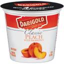 Darigold Classic Peach Low Fat Yogurt with Probiotics, 6 oz