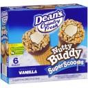 Dean's Country Fresh Vanilla Nutty Buddy Super Scoops Vanilla Ice Cream Cones, 4 fl oz, 6 count