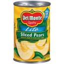 Del Monte: Bartlett In Extra Light Syrup Pears Sliced Lite, 15 Oz