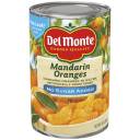 Del Monte No Sugar Added Mandarin Oranges in Water, 15 oz