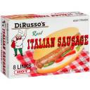 DiRusso's Hot Italian Sausage Links, 4 oz, 8 count