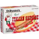 DiRusso's Medium Italian Sausage Links, 4 oz, 8 count