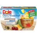 Dole Cherry Mixed Fruit In Light Syrup, 4pk