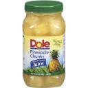 Dole Pineapple Chunks In Light Syrup, 24.5 oz
