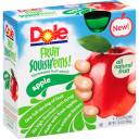 Dole Squish'ems! Apple Squeezable Fruit Pouches, 3.2 oz, 4 count