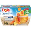 Dole Tropical Fruit In Lightly Sweetened Juice, 4pk