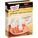 Duncan Hines Decadent Strawberry Cheesecake Cupcake Cake & Frosting Mix, 19.4 oz