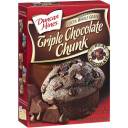 Duncan Hines Triple Chocolate Chunk Premium Muffin Mix, 20.1 oz