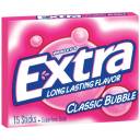 Extra Classic Bubble Sugarfree Chewing Gum, 15ct