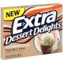 Extra Dessert Delights Root Beer Float Sugarfree Gum, 15 pc