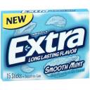 Extra Smooth Mint Sugarfree Gum, 15 pc
