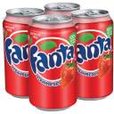 Fanta Strawberry Soda, 12 oz, 4pk