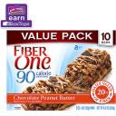 Fiber One 90 Calorie Chocolate Peanut Butter Chewy Bars, 0.82 oz, 10 count