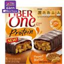Fiber One Protein Peanut Butter Chewy Bars, 1.17 oz, 5 count