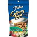 Fisher Culinary Touch: Cashews Dry Roasted No Salt P27199 Cooking & Baking Add-Ins & Toppings, 4.75 Oz