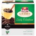 Folgers Gourmet Selections K-Cups Decaf Lively Colombian Medium Roast Coffee, 18ct