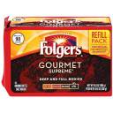 Folgers Supreme Dark Gourmet Ground Coffee Refill Pack, 10.3 oz