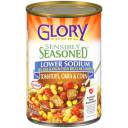 Glory Foods Sensibly Seasoned Tomatoes, Okra & Corn, 15.25 oz