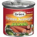 Grace Jalapeno Vienna Sausage, 5 oz