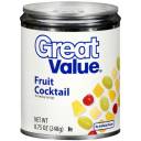Great Value:  Fruit Cocktail, 8.75 Oz