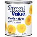 Great Value:  Peach Halves, 29 Oz