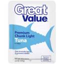 Great Value:  Tuna, 6.4 Oz