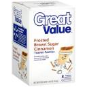 Great Value: 8 Frosted Brown Sugar Cinnamon Toaster Pastries, 14.6 Oz