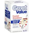 Great Value: 8 Frosted Strawberry Toaster Pastries, 14.6 Oz