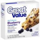 Great Value Blueberry Cereal Bars, 4.86 oz