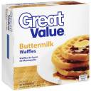 Great Value Buttermilk Waffles, 24ct
