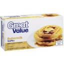 Great Value: Buttermilk Waffles, 9.9 Oz