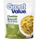 Great Value: Cheddar Broccoli Rice & Sauce, 5.7 oz
