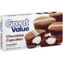 Great Value Chocolate Cupcakes, 14 oz