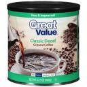 Great Value Classic Decaf Medium Ground Coffee, 33.9 oz