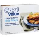 Great Value Crispy Battered Fish Fillets, 10ct