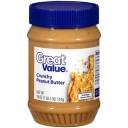 Great Value: Crunchy Peanut Butter, 18 Oz