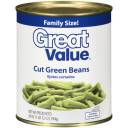 Great Value Cut Green Beans, 28 oz