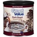 Great Value Dark Roast Ground Coffee, 27.8 oz