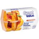 Great Value: Diced Peaches, 15.2 Oz