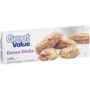 Great Value Donut Sticks, 10 oz