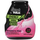 Great Value Energy Strawberry Kiwi Drink Enhancer, 1.62 fl oz