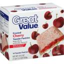 Great Value Frosted Cherry Toaster Pastries, 16 count, 29.3 oz