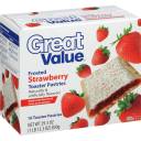 Great Value Frosted Strawberry Toaster Pastries, 16 count, 29.3 oz