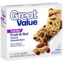 Great Value Fruit And Nut Trail Mix Bar, 6 ct