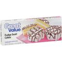 Great Value Fudge Swirl Snack Cakes, 5pk
