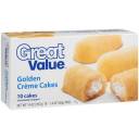 Great Value Golden Creme Cakes, 10ct